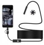  Endoszkópos Kamera 6xLED Android Pc ellenőrző (3w1_2m_0/F)