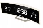 Blaupunkt Fm rádió Ébresztőóra Hőmérő Riasztás Nagy LCD Blaupunkt CR12WH fehér (CR12WH)