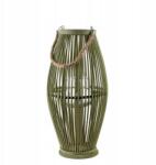 Mondex Dekorációs lampion fonott elegáns zöld 50cm (HTO2966)