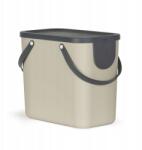 Rotho Szelektív hulladékgyűjtő tartály 25L Albula cappuccino (1024907422)