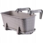 Kadax Erkélyláda 40 cm Virágtartó Állvány Fogantyúk Erkély (K2870)