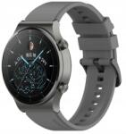  Szilikon Óraszíj Okosóra 22MM 2 Teleszkóp Szürke Színek (Huawei Watch GT 5 46mm / Active / Classic)