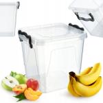 Kadax Ételtároló Doboz Uzsonnás Doboz 3, 7L Fedéllel (K9407)