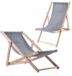 Kadax Fából Készült Kerti Strand Napozóágy Összecsukható Napozóágy 2x Lengyel Kiváló Minőségű (K8642)