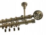 Imperia Deco Fém Mennyezeti Függöny Rúd 19+19mm Választék Végzések Pln Antique 180cm horganyzott (KAR.MET. SUFIT II /19+19/ 180cm Zł. Antyk MIX)