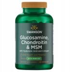 Swanson Health Products Swanson Glükozamin, Kondroiotin, Msm, Hialuronsav, Kollagén (90 Kapszula) (087614022932)