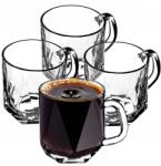 Kadax Poharak 300ml Kávé Tea Ital Pohár Füllel 4 db-os szett (K6233)