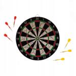 ACRA darts tábla 15", 38cm, fém keret, 6 nyíl