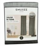 Smukee Bársony bársony szalagfüggöny 140x250cm. 2 db Szürke modell: 462/5 (5905118056251)