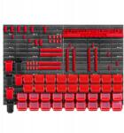 Kadax Szerszámtábla Műhelyfal 116x78 cm 36 Küvetta 40 Fogantyú Garázs (K7655)