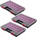 Kadax Rendező Műhelytartó 18 Fiókos Szett 3 db-os Garázs Doboz (K6553)