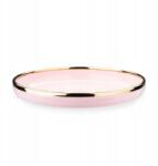 Konighoffer Desszert porcelán tányér arany díszítéssel rózsaszín 19cm (5903313437790)