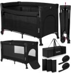 Lionelo Utazóágy kétszintes 3az1ben Lionelo Ellen black carbon (LO-ELLEN BLACK CARBON)