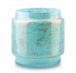 Mondex Cristie dekoratív üveg váza, türkizkék (5902643383302)