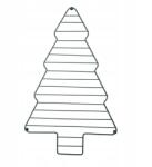 Zenker Fém tortarács, magasított, zöld karácsonyfa Zenker (4008033182652)