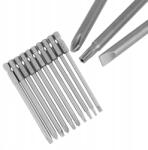  Ütvefúró Bits Készlet Csavarhúzó Bit Fejek 100MM 1/4" Hex (GS03366)