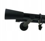ESTAdeco Függönyrúd Kettős Fekete Matt fi25+19mm 160cm Henger (karnisz II 25+19mm Czarny Mat WALEC)