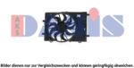AKS DASIS Ventilator, radiator AKS DASIS 158125N (158125N)