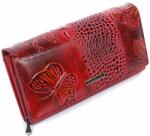  Női bőr pénztárca Cavaldi PN20-BCF bordó