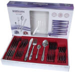BOHMANN Комплект прибори за хранене Bohmann BH 7124MR, Кутия, Неръждаема стомана, 24 бр, Инокс (99BH7124MR) - topmall