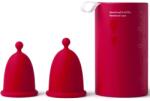 Whoop·de·doo Menstrual Cup Duo Pack menstruációs kehely Red