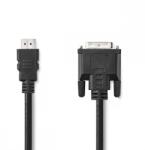 Nedis HDMI DVI-D Átalakító Fekete 3m CCGL34800BK30 (CCGL34800BK30)