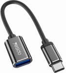 Yesido OTG Kábel Adapter (GS01) Type-C - USB 2.0, Plug & Play - Fekete Yesido
