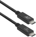 Act Connectivity USB 3.0 Type C Összekötő Fekete 2m AC7402 (AC7402)