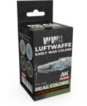 AK Interactive WWII Luftwaffe Early War Colors lakk alapú festék készlet 4x 17ml (RCS101)