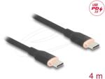 Delock USB 2.0 Type C Összekötő Fekete 4m 81240 (81240)