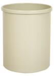V-Part Tube fém szemetes kosár, térfogata 15 l, fehér