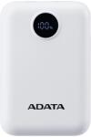 ADATA C100 Digital Display 10000mAh PowerBank White (PC10022-12WH) - primatinta
