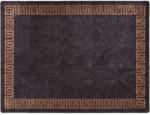 vidaXL fekete-arany mosható csúszásgátló szőnyeg 400 x 300 cm 11.9 kg 136629 (136629Vida)