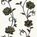 DEGRETS Tapéta DEGRETS 1265 Papír, Demi fehér-fekete, Méret: 0.53m x 10.05m = 5.3 m2 (1265)