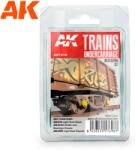 AK Interactive Trains Undercarriage vagon futómű koszoló készlet vasúti modellekhez (AK7010)