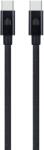 DVICED USB 2.0 Type C Összekötő Fekete 25cm DV120009 (DV120009)