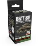 AK Interactive British Army AFV Colors North-West Europe 1944-1945 lakk alapú festék készlet 4x 17ml (RCS128)
