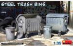 MiniArt Models Steel Trash Bins Dioráma (MI35636)