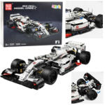 LEAN Toys Építőtégla F1 versenyautó fehér és piros 1235 db (5905991072553)