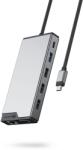 ALOGIC DUCDDV3V2 Univerzális USB-C notebook dokkoló állomás 100W - Szürke (DUCDDV3V2)