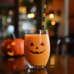  Papír szívószál - halloween - 197 x 6 mm - 25 db / csomag (GLOB-57606)
