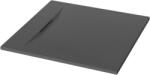 INVENA ALVERO zuhanytálca SMC 90x90 cm szifonnal, fekete AK-7C-909-H (AK-7C-909-H)