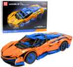 LEAN Toys Építőtégla Sportautó RC Kék és Narancs 1883 db (5905991072522)