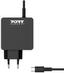 PORT Designs 900096B-EU Univerzális Notebook töltő 45W (USB-C) (900096B) (900096B)
