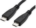 Roline USB-C apa - USB-C apa Adat- és töltőkábel 1m - Fekete (11.02. 9057-10) (11.02.9057-10)