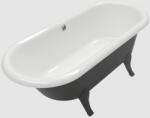 Villeroy & Boch Hommage térben álló kád 177.1x77.1 cm ovális fehér-fekete UBQ180HOM7WR7V-01 (UBQ180HOM7WR7V01)