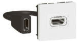 Legrand Priza conector HDMI Preconectata 2M Legrand Mosaic alb 078979L (078979L)