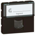 Legrand Priza Date RJ45 CAT6A STP 2M Legrand Mosaic negru mat 079176L (079176L)