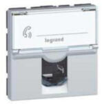 Legrand Priza Date RJ45 CAT6A STP 2M Legrand Mosaic aluminiu 079476 (079476)