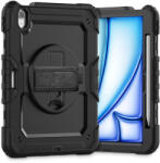 Apple Tech-Protect Solid Apple iPad Air 11 2024 / 2025 tablet tok kitámasztóval, fekete - phoner
